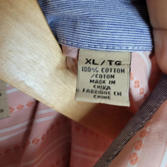 Tommy Bahama Men's Button-Up Shirt Size XL Multicolor 100% Cotton Long Sleeves - Picture 7 of 11